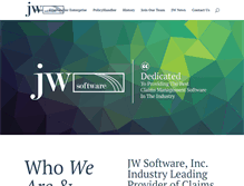 Tablet Screenshot of jwsoftware.com